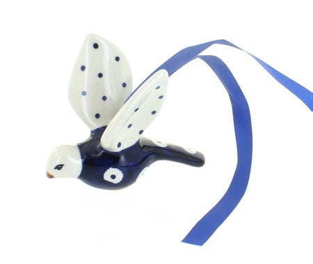 Manufaktura Dots Christmas Ornament — Polish Pottery