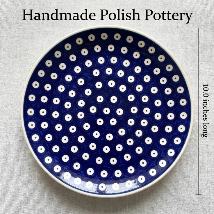 Detail image of Manufaktura Dots Dining Plates & Bowls — Polish Pottery