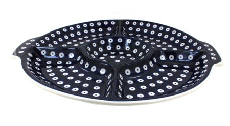 Manufaktura Dots Large Serving Piece — Polish Pottery