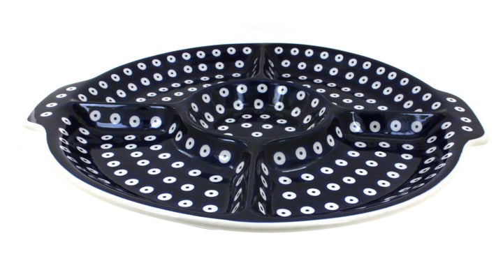 Manufaktura Dots Large Serving Piece — Polish Pottery