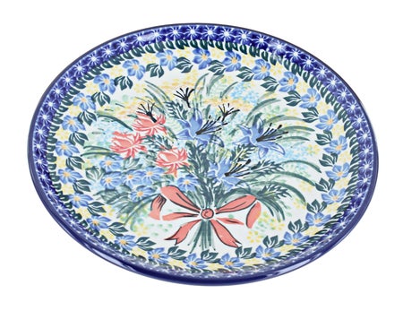 Ceramika Artystyczna Day Lily Bouquet Dining Plates & Bowls — Polish Pottery