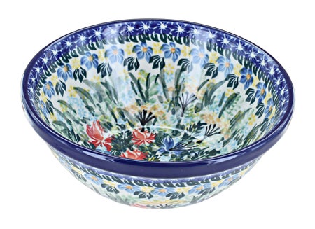 Ceramika Artystyczna Day Lily Bouquet Dining Plates & Bowls — Polish Pottery