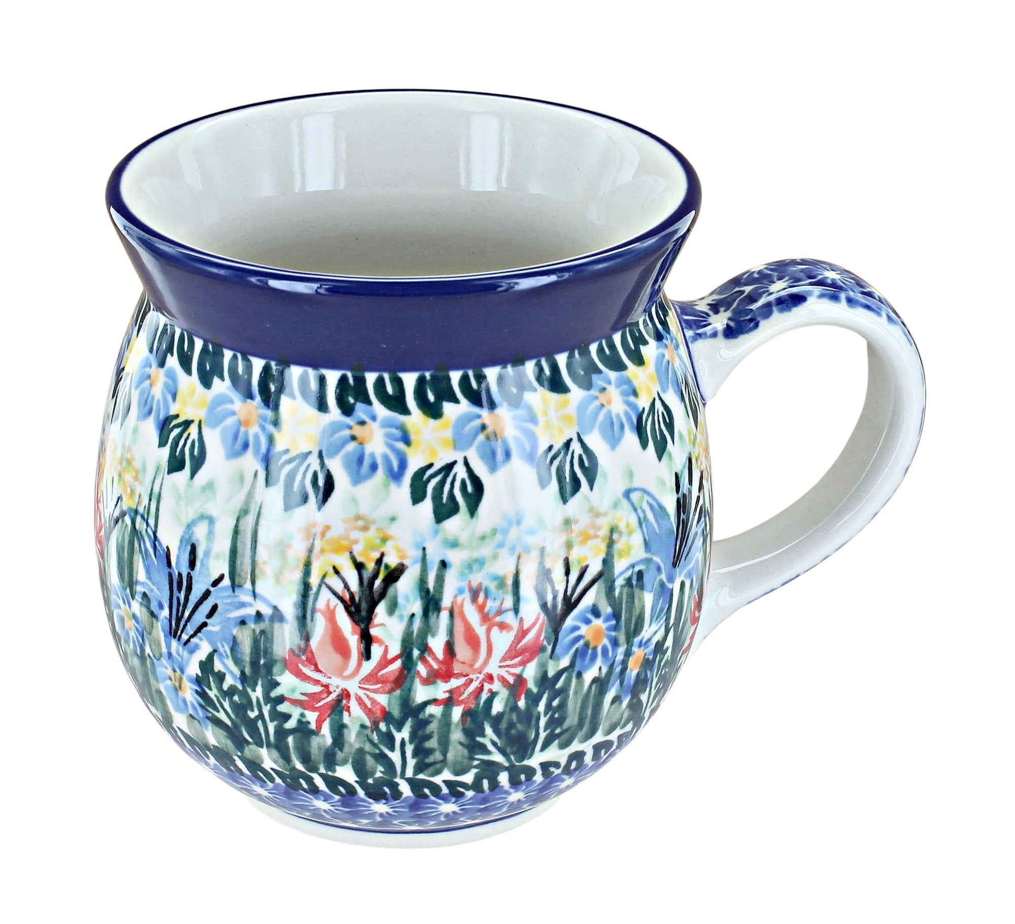 Ceramika Artystyczna Day Lily Bouquet Mug — Polish Pottery