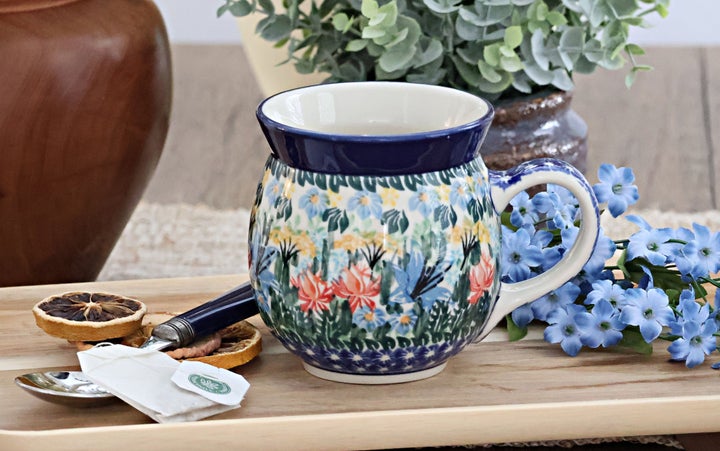 Ceramika Artystyczna Day Lily Bouquet Mug — Polish Pottery