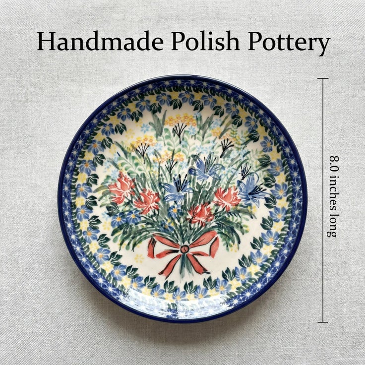 Detail image of Ceramika Artystyczna Day Lily Bouquet Countertop Accessories — Polish Pottery