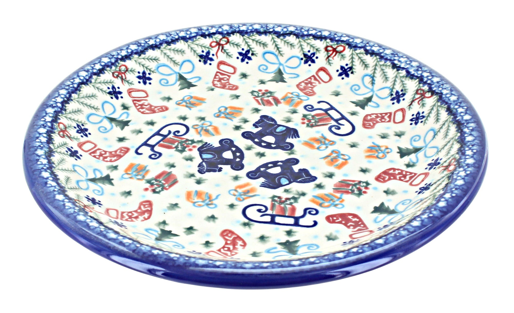 Vena Christmas Bounty Dining Plates & Bowls — Polish Pottery