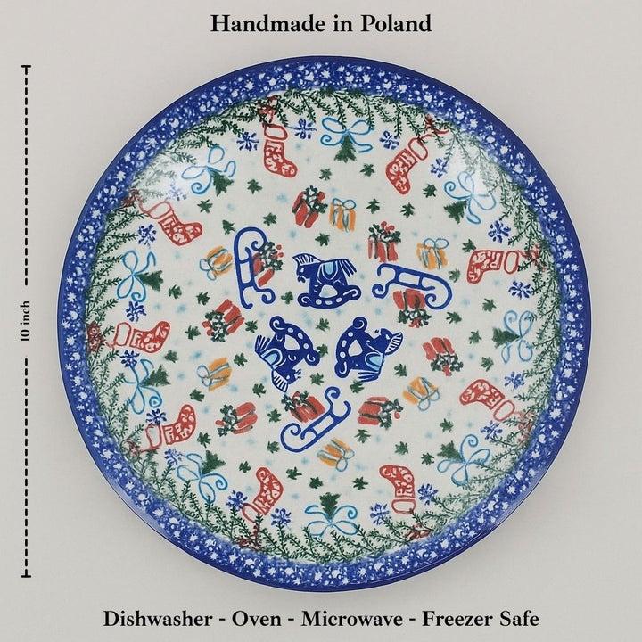 Vena Christmas Bounty Dining Plates & Bowls — Polish Pottery