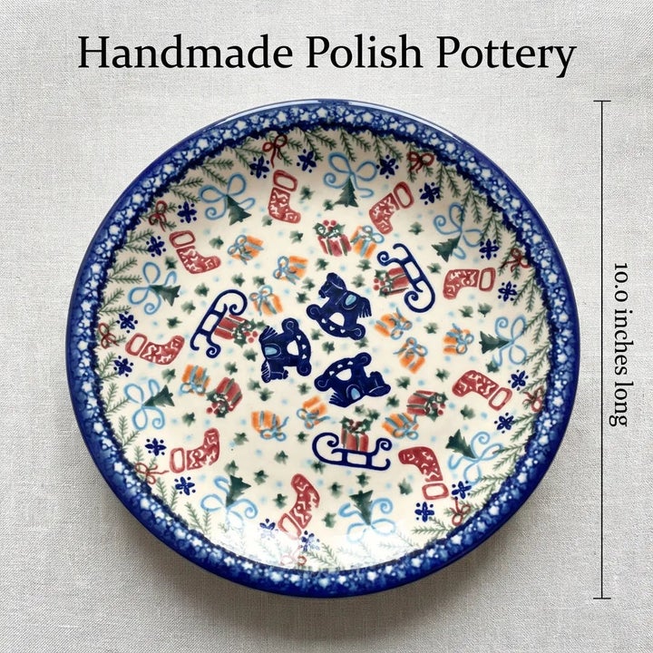 Vena Christmas Bounty Dining Plates & Bowls — Polish Pottery