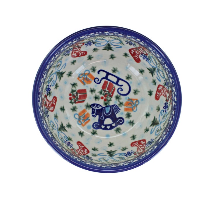 Detail image of Vena Christmas Bounty Dining Plates & Bowls — Polish Pottery