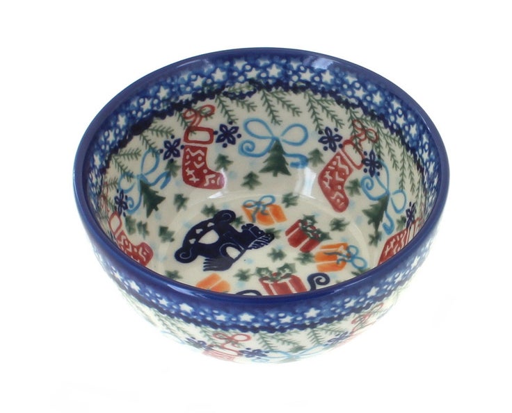 Detail image of Vena Christmas Bounty Dining Plates & Bowls — Polish Pottery