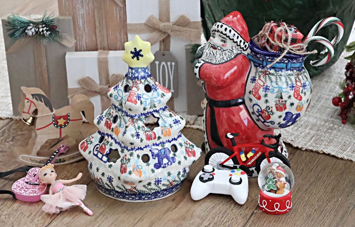 Vena Christmas Bounty Luminary — Polish Pottery