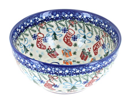 Vena Christmas Bounty Dining Plates & Bowls — Polish Pottery