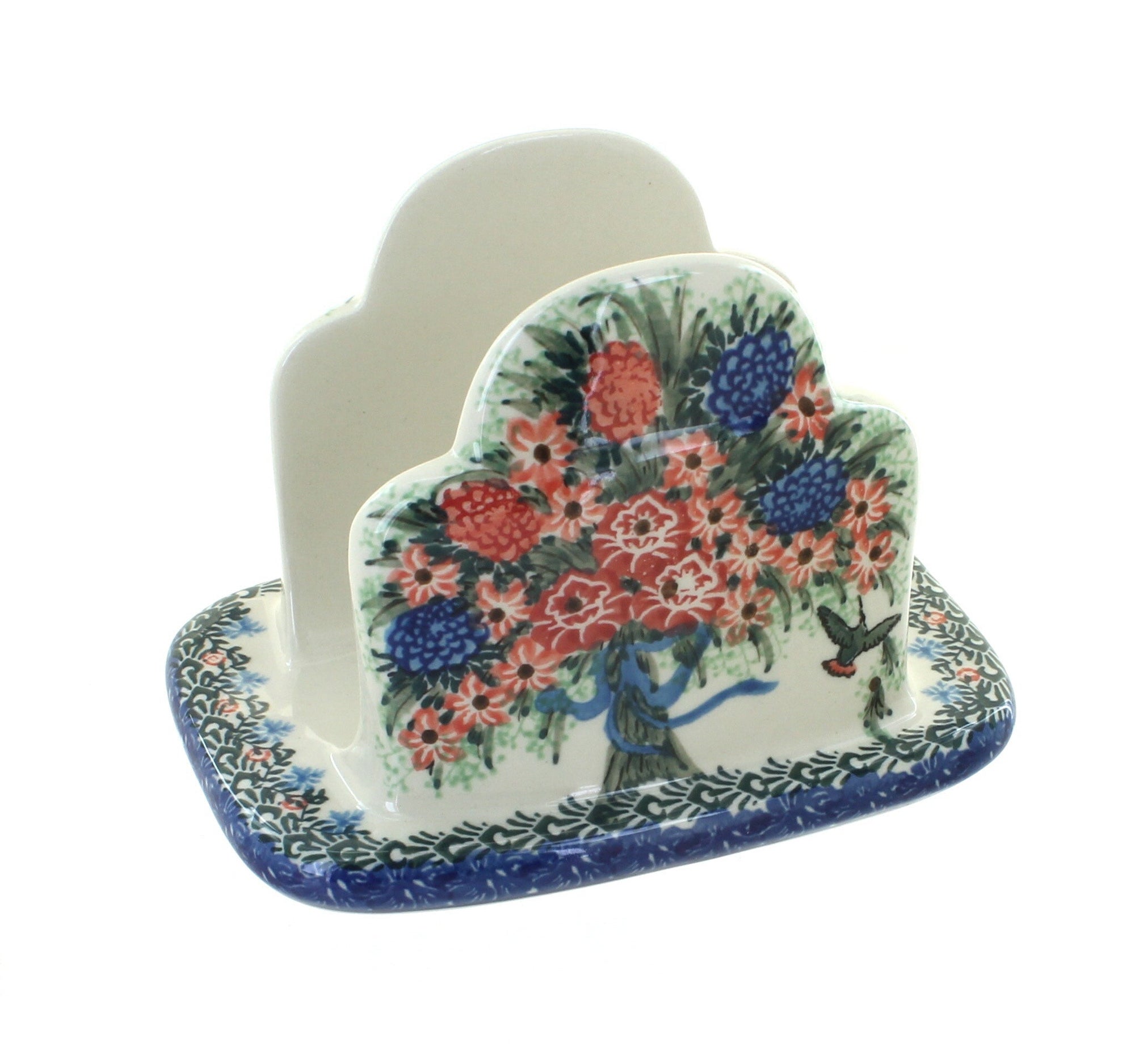 Ceramika Artystyczna Blush Bouquet Dining Accessories — Polish Pottery