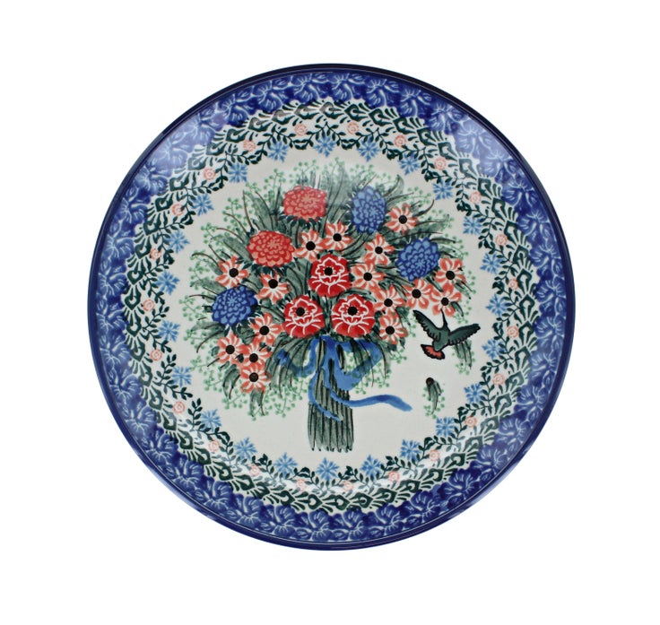 Detail image of Ceramika Artystyczna Blush Bouquet Dining Plates & Bowls — Polish Pottery