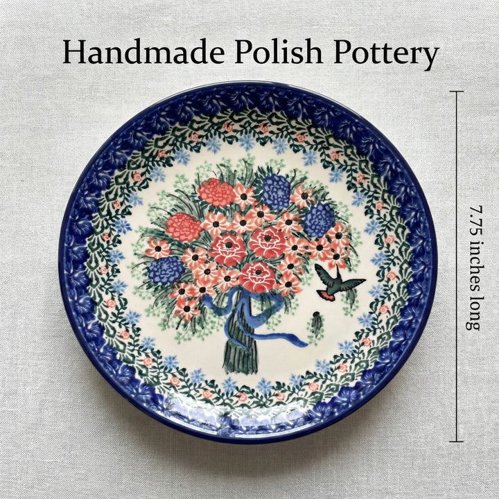 Ceramika Artystyczna Blush Bouquet Dining Plates & Bowls — Polish Pottery