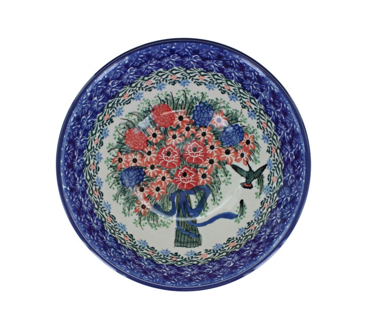 Ceramika Artystyczna Blush Bouquet Dining Plates & Bowls — Polish Pottery