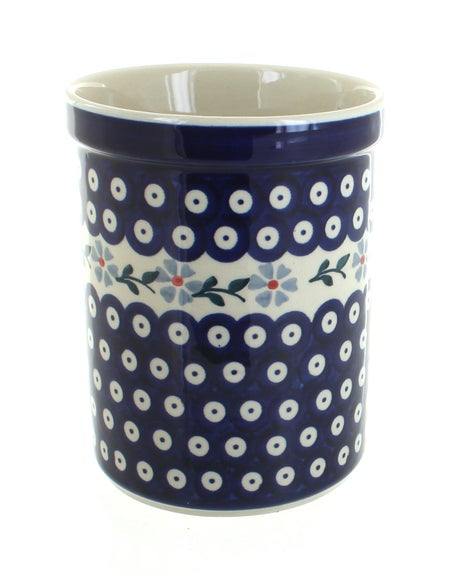 Manufaktura Blue Violet Counter Storage — Polish Pottery