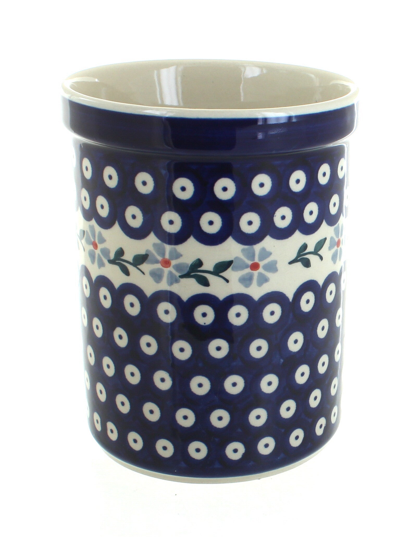 Manufaktura Blue Violet Counter Storage — Polish Pottery
