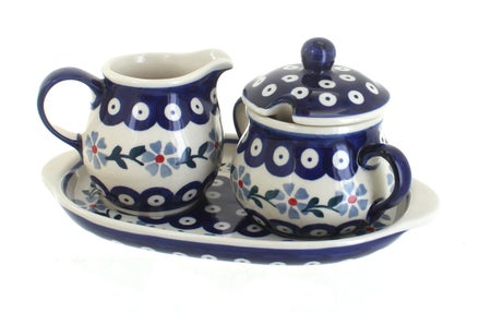 Manufaktura Blue Violet Coffee & Tea Accessories — Polish Pottery