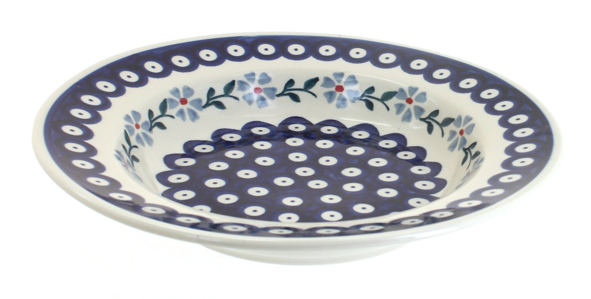 Manufaktura Blue Violet Dining Plates & Bowls — Polish Pottery