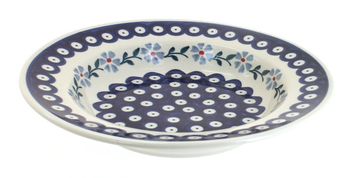 Manufaktura Blue Violet Dining Plates & Bowls — Polish Pottery