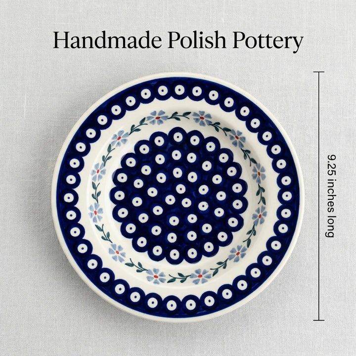 Manufaktura Blue Violet Dining Plates & Bowls — Polish Pottery