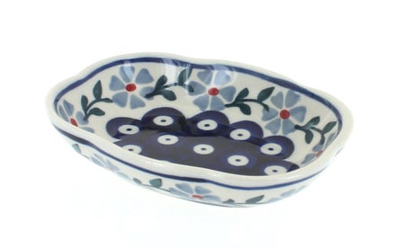 Manufaktura Blue Violet Bathroom Accessories — Polish Pottery