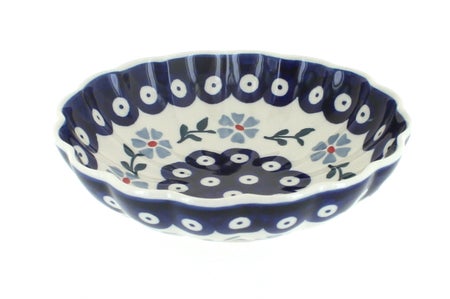 Manufaktura Blue Violet Small Serving Piece — Polish Pottery