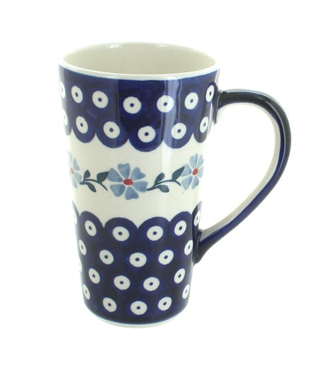 Manufaktura Blue Violet Mug — Polish Pottery