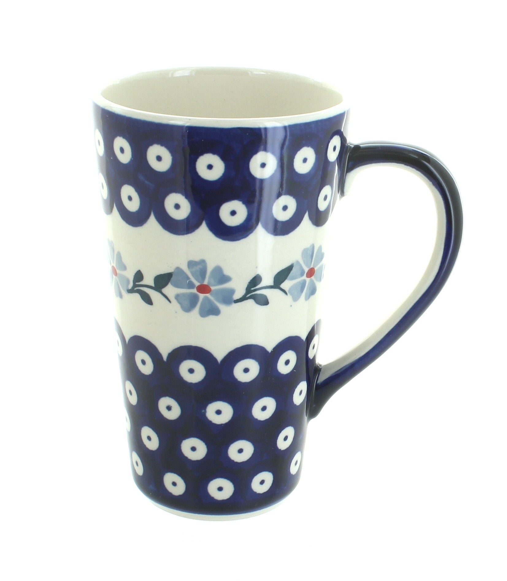 Manufaktura Blue Violet Mug — Polish Pottery