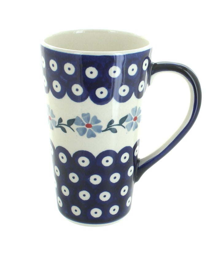 Manufaktura Blue Violet Mug — Polish Pottery