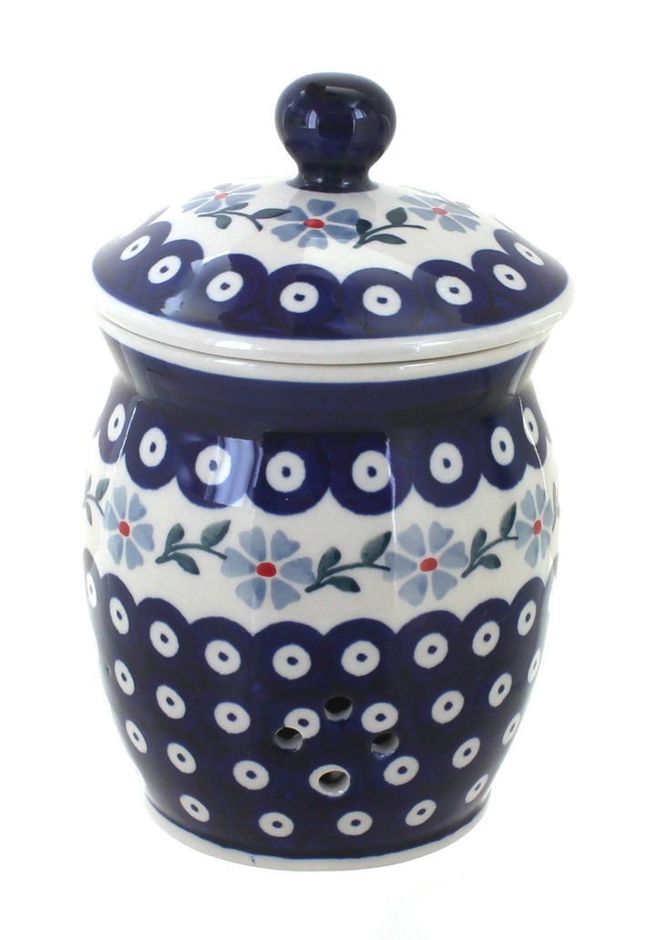 Manufaktura Blue Violet Counter Storage — Polish Pottery