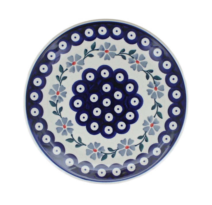 Detail image of Manufaktura Blue Violet Dining Plates & Bowls — Polish Pottery