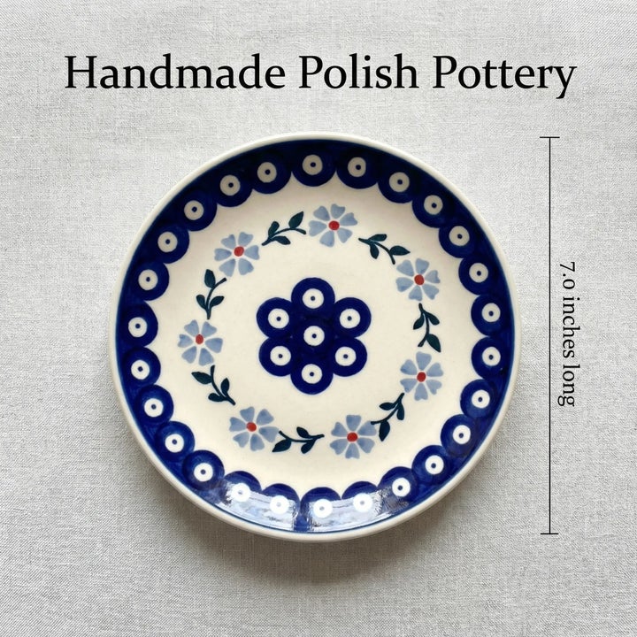 Manufaktura Blue Violet Dining Plates & Bowls — Polish Pottery