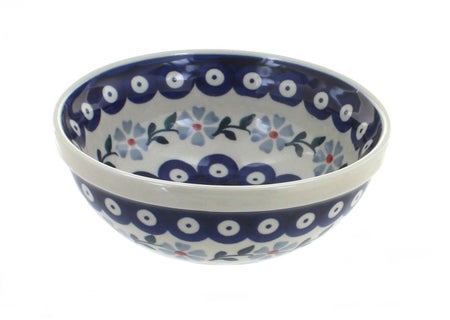 Manufaktura Blue Violet Dining Plates & Bowls — Polish Pottery