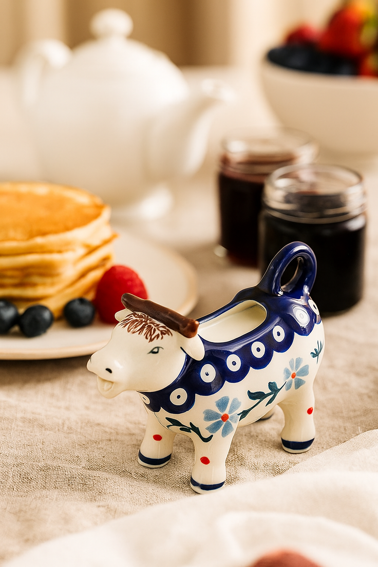 Detail image of Manufaktura Blue Violet Coffee & Tea Accessories — Polish Pottery