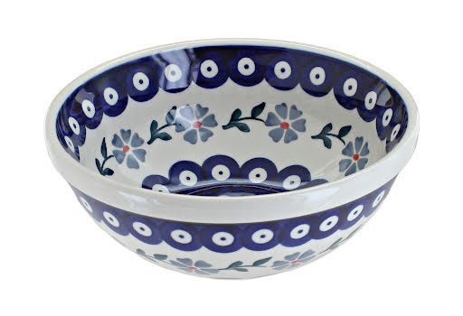 Manufaktura Blue Violet Dining Plates & Bowls — Polish Pottery