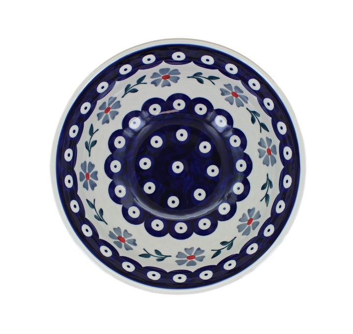 Manufaktura Blue Violet Dining Plates & Bowls — Polish Pottery