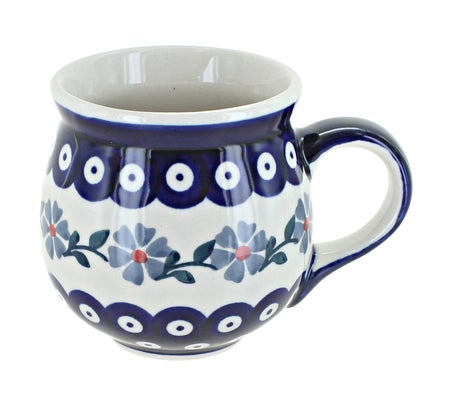 Manufaktura Blue Violet Mug — Polish Pottery