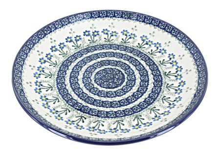 Ceramika Artystyczna Blue Posy Dining Plates & Bowls — Polish Pottery