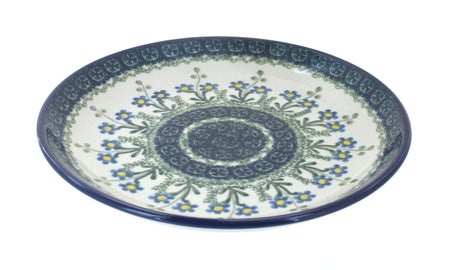 Ceramika Artystyczna Blue Posy Dining Plates & Bowls — Polish Pottery
