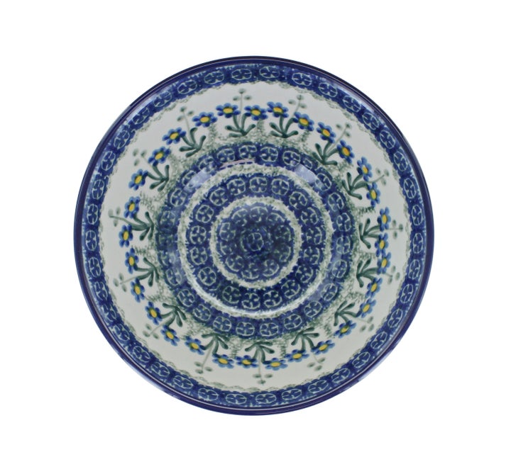 Ceramika Artystyczna Blue Posy Dining Plates & Bowls — Polish Pottery