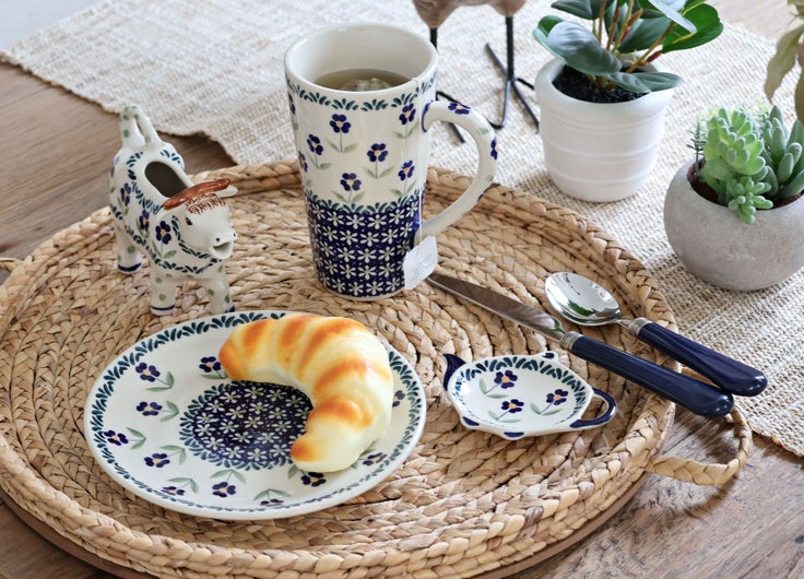 Detail image of Manufaktura Blue Daisy Coffee & Tea Accessories — Polish Pottery