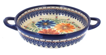 Vena Autumn Burst Small Bakeware — Polish Pottery