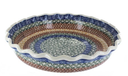 Ceramika Artystyczna Athena Pie Plate — Polish Pottery