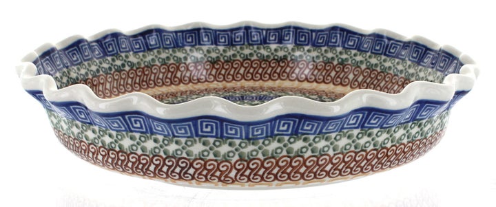 Ceramika Artystyczna Athena Pie Plate — Polish Pottery