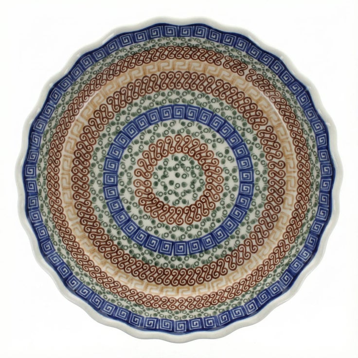Detail image of Ceramika Artystyczna Athena Pie Plate — Polish Pottery