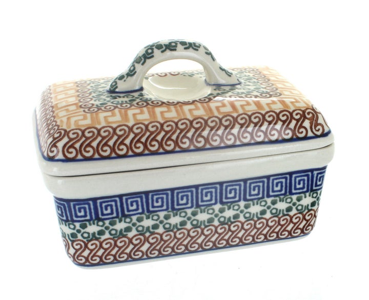 Ceramika Artystyczna Butter Tub — Polish Pottery