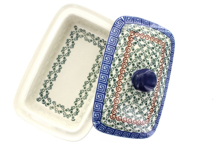 Detail image of Ceramika Artystyczna Athena Butter Dish — Polish Pottery