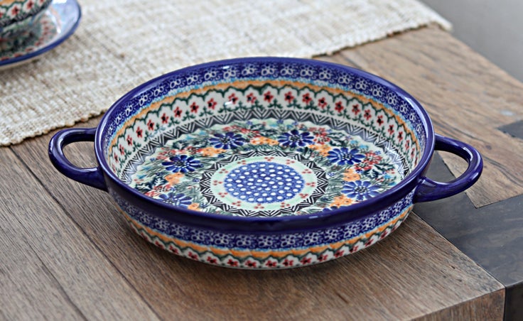 Detail image of Vena Ashley Small Bakeware — Polish Pottery